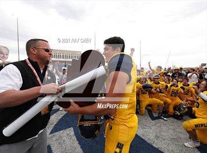 Thumbnail 1 in Rifle vs. The Classical Academy (CHSAA 3A Championship) photogallery.