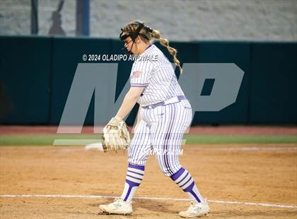 Thumbnail 1 in Crawford @ Shiner (UIL 2A Softball Semifinal) photogallery.