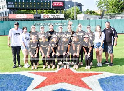 Thumbnail 1 in Crawford @ Shiner (UIL 2A Softball Semifinal) photogallery.