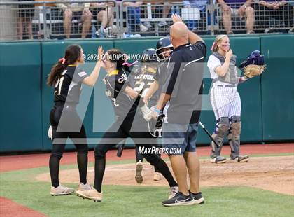 Thumbnail 1 in Crawford @ Shiner (UIL 2A Softball Semifinal) photogallery.