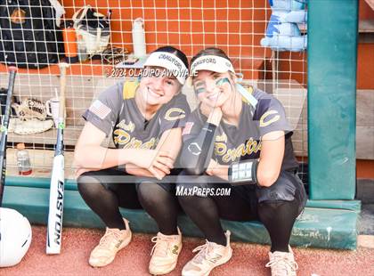 Thumbnail 1 in Crawford @ Shiner (UIL 2A Softball Semifinal) photogallery.