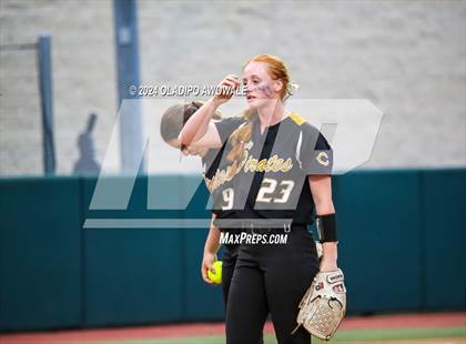 Thumbnail 1 in Crawford @ Shiner (UIL 2A Softball Semifinal) photogallery.