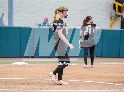Thumbnail 1 in Crawford @ Shiner (UIL 2A Softball Semifinal) photogallery.