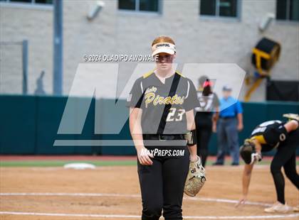 Thumbnail 2 in Crawford @ Shiner (UIL 2A Softball Semifinal) photogallery.