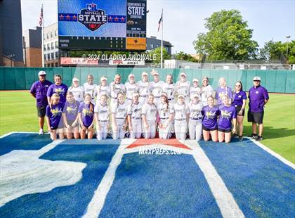 Thumbnail 1 in Crawford @ Shiner (UIL 2A Softball Semifinal) photogallery.