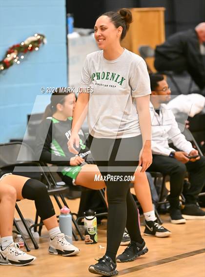 Thumbnail 2 in Glendale vs. Phoenix Christian (Lady Wolves Court Classic) photogallery.