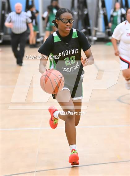 Thumbnail 1 in Glendale vs. Phoenix Christian (Lady Wolves Court Classic) photogallery.