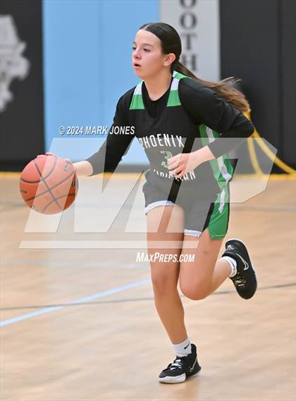 Thumbnail 1 in Glendale vs. Phoenix Christian (Lady Wolves Court Classic) photogallery.
