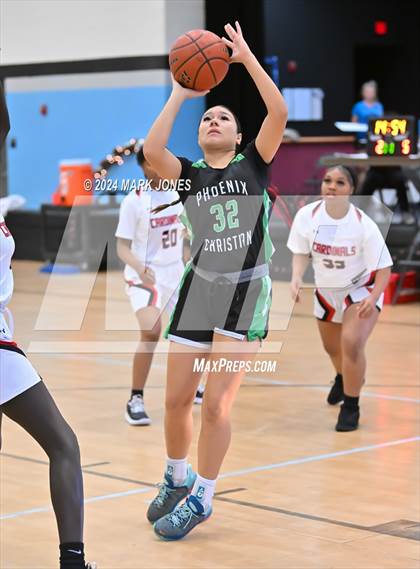 Thumbnail 1 in Glendale vs. Phoenix Christian (Lady Wolves Court Classic) photogallery.