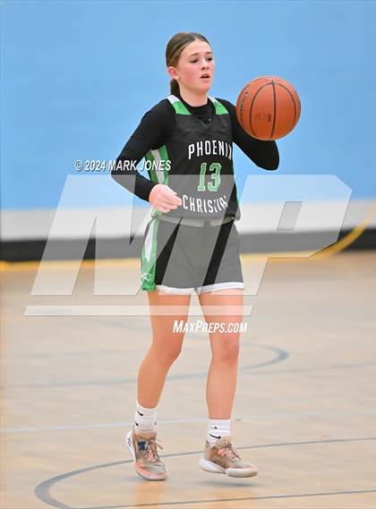 Thumbnail 3 in Glendale vs. Phoenix Christian (Lady Wolves Court Classic) photogallery.
