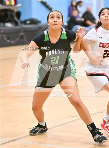 Thumbnail 1 in Glendale vs. Phoenix Christian (Lady Wolves Court Classic) photogallery.