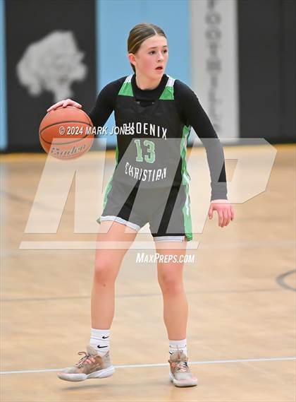 Thumbnail 1 in Glendale vs. Phoenix Christian (Lady Wolves Court Classic) photogallery.
