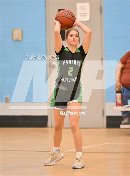 Thumbnail 2 in Glendale vs. Phoenix Christian (Lady Wolves Court Classic) photogallery.