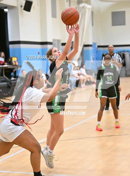 Thumbnail 1 in Glendale vs. Phoenix Christian (Lady Wolves Court Classic) photogallery.