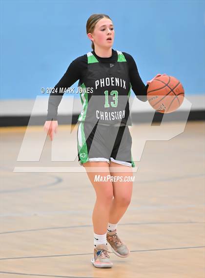 Thumbnail 2 in Glendale vs. Phoenix Christian (Lady Wolves Court Classic) photogallery.