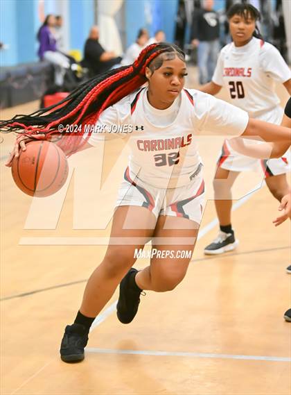 Thumbnail 3 in Glendale vs. Phoenix Christian (Lady Wolves Court Classic) photogallery.