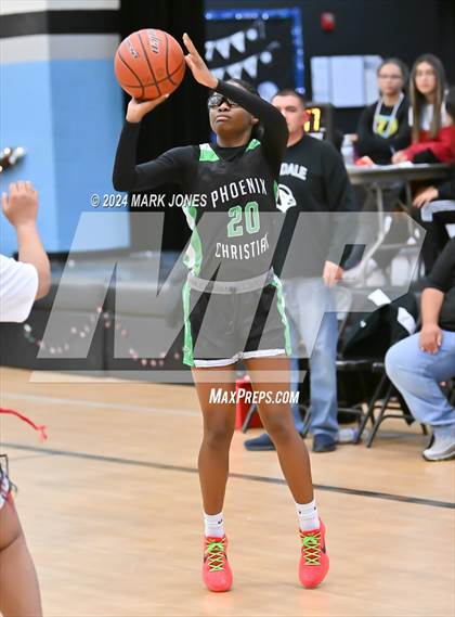 Thumbnail 1 in Glendale vs. Phoenix Christian (Lady Wolves Court Classic) photogallery.