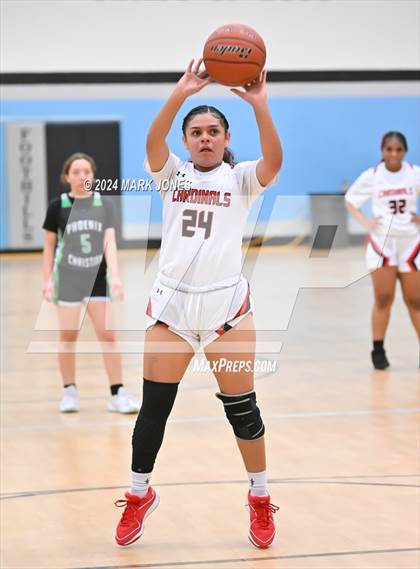 Thumbnail 1 in Glendale vs. Phoenix Christian (Lady Wolves Court Classic) photogallery.