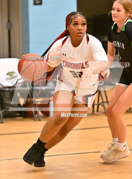 Thumbnail 3 in Glendale vs. Phoenix Christian (Lady Wolves Court Classic) photogallery.