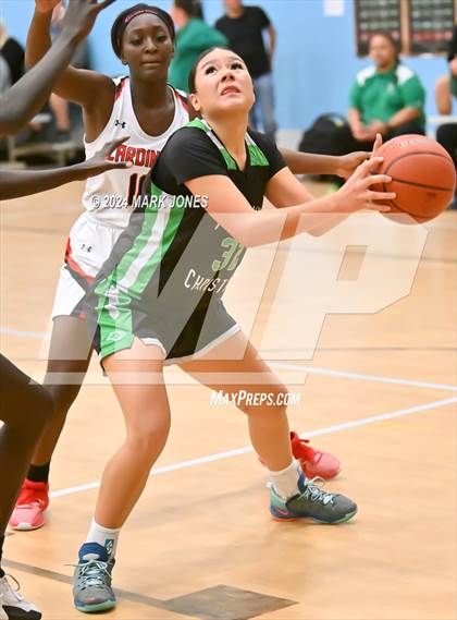 Thumbnail 3 in Glendale vs. Phoenix Christian (Lady Wolves Court Classic) photogallery.