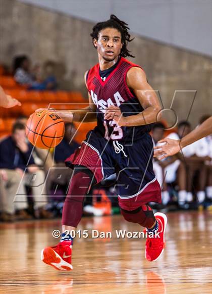 Thumbnail 1 in Dallas HSAA Blue @ Arlington Heights (DFW Basketball Challenge) photogallery.