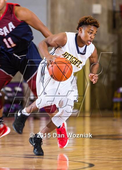 Thumbnail 2 in Dallas HSAA Blue @ Arlington Heights (DFW Basketball Challenge) photogallery.