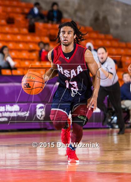 Thumbnail 2 in Dallas HSAA Blue @ Arlington Heights (DFW Basketball Challenge) photogallery.