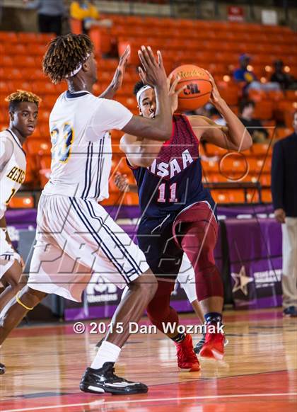 Thumbnail 3 in Dallas HSAA Blue @ Arlington Heights (DFW Basketball Challenge) photogallery.