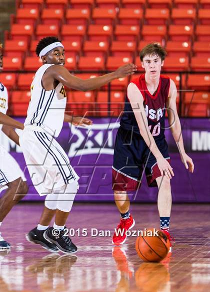 Thumbnail 3 in Dallas HSAA Blue @ Arlington Heights (DFW Basketball Challenge) photogallery.