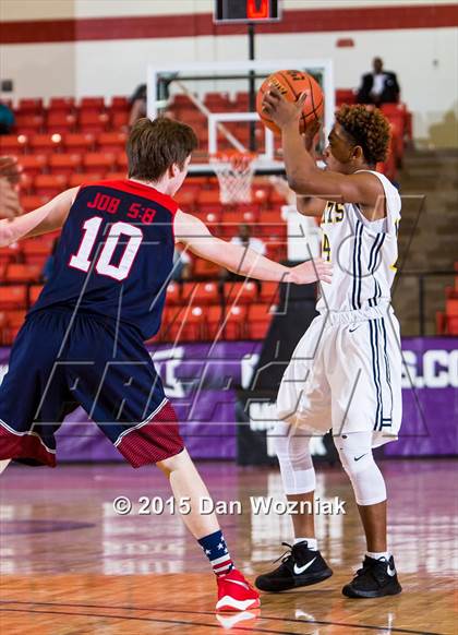 Thumbnail 1 in Dallas HSAA Blue @ Arlington Heights (DFW Basketball Challenge) photogallery.