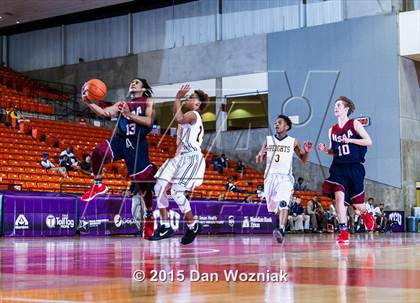 Thumbnail 1 in Dallas HSAA Blue @ Arlington Heights (DFW Basketball Challenge) photogallery.