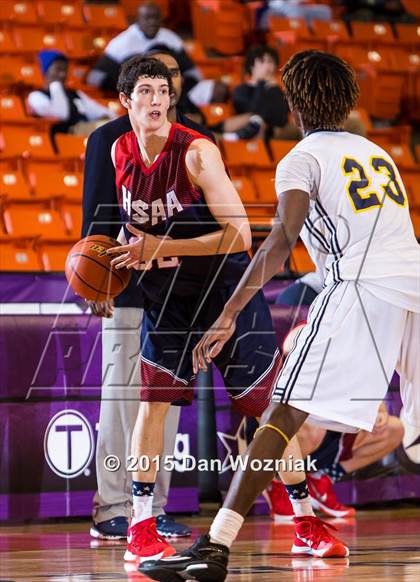 Thumbnail 1 in Dallas HSAA Blue @ Arlington Heights (DFW Basketball Challenge) photogallery.