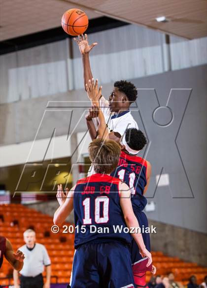 Thumbnail 1 in Dallas HSAA Blue @ Arlington Heights (DFW Basketball Challenge) photogallery.