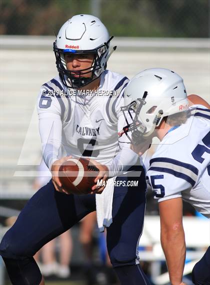Thumbnail 1 in Calvary Christian vs Weeki Wachee (Spring Scrimmage) photogallery.