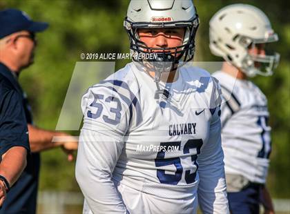 Thumbnail 2 in Calvary Christian vs Weeki Wachee (Spring Scrimmage) photogallery.