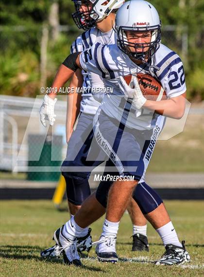 Thumbnail 1 in Calvary Christian vs Weeki Wachee (Spring Scrimmage) photogallery.