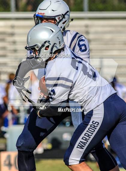 Thumbnail 1 in Calvary Christian vs Weeki Wachee (Spring Scrimmage) photogallery.