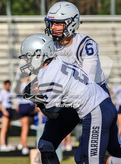 Thumbnail 2 in Calvary Christian vs Weeki Wachee (Spring Scrimmage) photogallery.