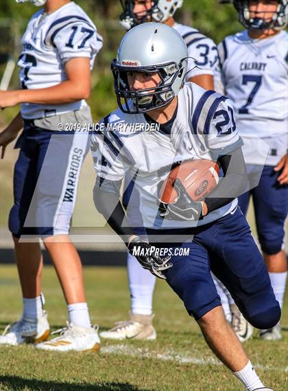 Thumbnail 1 in Calvary Christian vs Weeki Wachee (Spring Scrimmage) photogallery.
