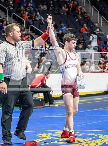 Thumbnail 1 in NYSPHSAA Wrestling D2 Consolation Finals  photogallery.