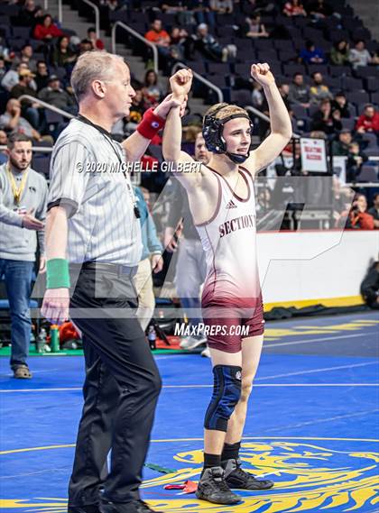 Thumbnail 2 in NYSPHSAA Wrestling D2 Consolation Finals  photogallery.