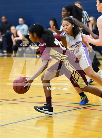 Thumbnail 2 in Shadow Ridge vs. Washington (DVHS Skyhawks Thanksgiving Tournament) photogallery.