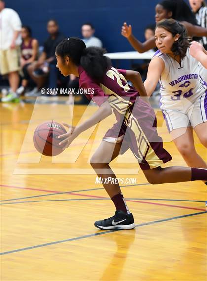 Thumbnail 3 in Shadow Ridge vs. Washington (DVHS Skyhawks Thanksgiving Tournament) photogallery.