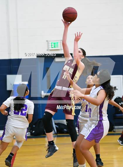 Thumbnail 3 in Shadow Ridge vs. Washington (DVHS Skyhawks Thanksgiving Tournament) photogallery.