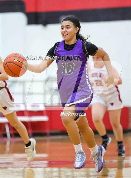 Thumbnail 3 in Crowley vs Mineral Wells (MW Ram Classic Tournament) photogallery.