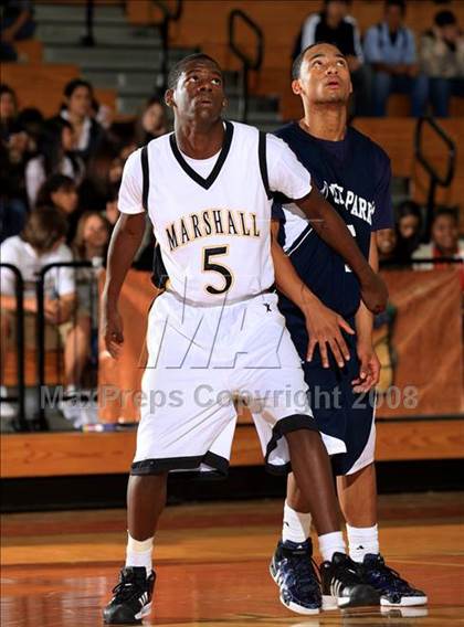 Thumbnail 3 in College Park vs. Marshall (McDonald's Texas Invitational) photogallery.