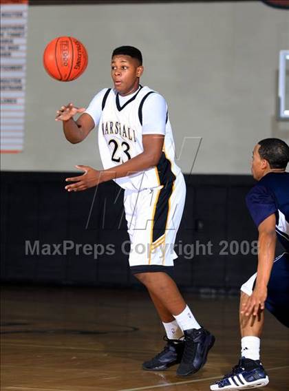 Thumbnail 3 in College Park vs. Marshall (McDonald's Texas Invitational) photogallery.