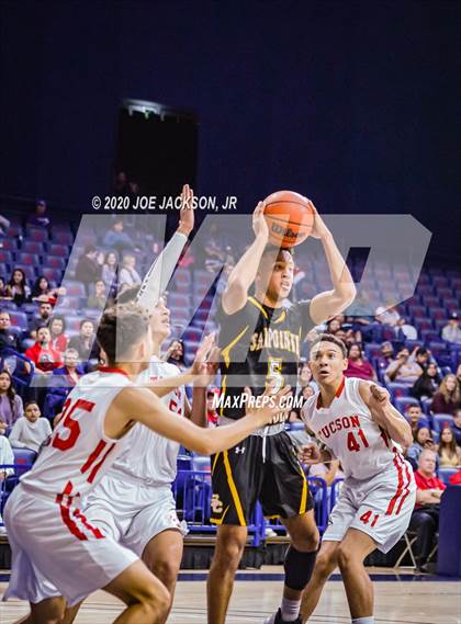 Thumbnail 1 in Salpointe Catholic @ Tucson High Magnet School (MLK Basketball Classic) photogallery.