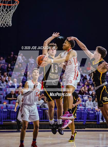 Thumbnail 1 in Salpointe Catholic @ Tucson High Magnet School (MLK Basketball Classic) photogallery.