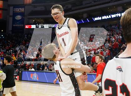 Thumbnail 3 in Amherst vs. Lincoln Lutheran (NSAA Class C2 Final) photogallery.